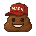 Poop Hat Meme Sticker 3inX3in
